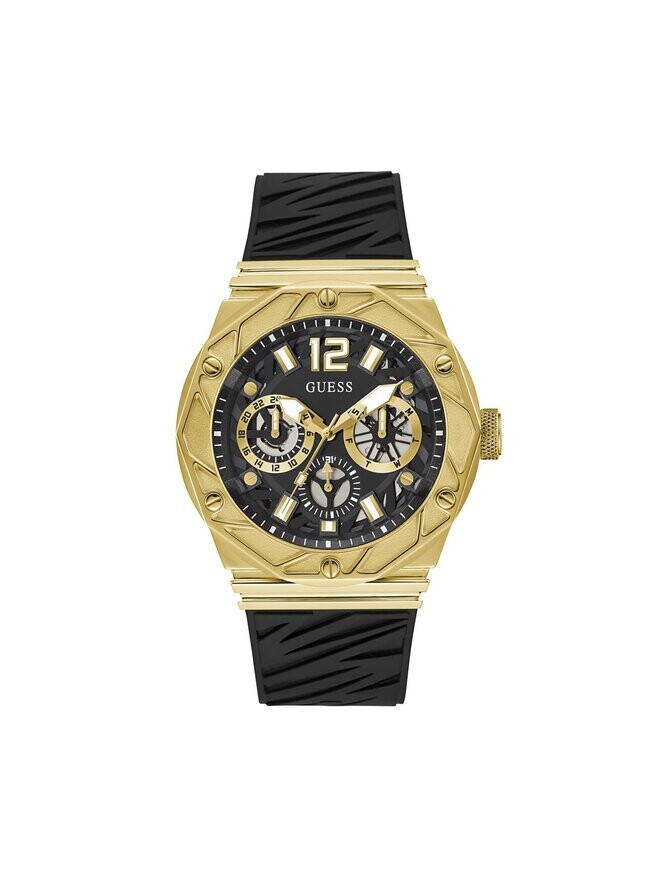 

Часы Indy GW0634G2 Guess, черный/золотой