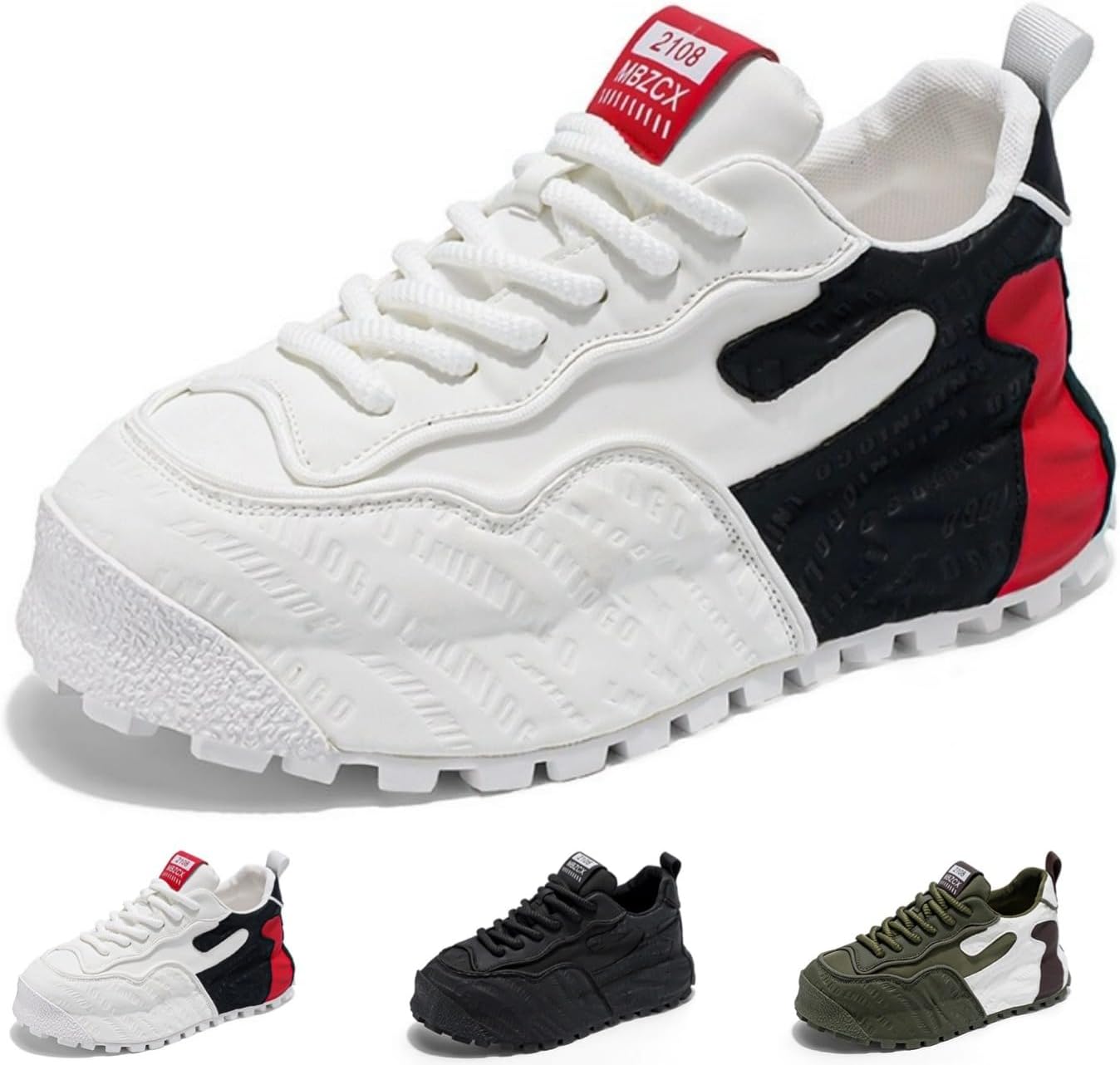 

Кроссовки MACEFIL для мужчин и женщин, модные, массивные, в стиле 'папиных' кроссовок, ретро, стильные, повседневные, удобные, уличная и спортивная обувь, белый/черный/красный