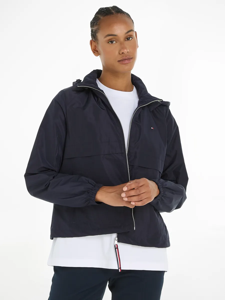 

Ветровка Tommy Hilfiger "TRANSITIONAL HOODED WINDBREAKER", с капюшоном, с вышивкой логотипа, цвет Desert Sky