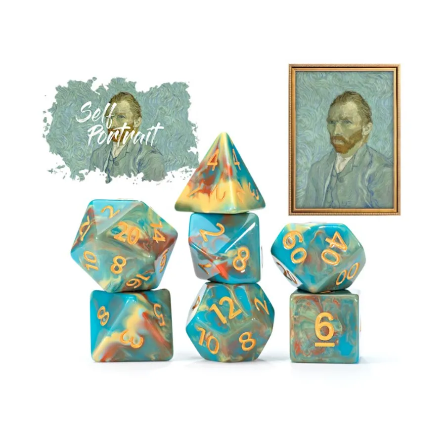 

Ван Гог Поли Набор - Автопортрет (7), Miscellaneous Dice & Accessories (Gate Keeper Games)