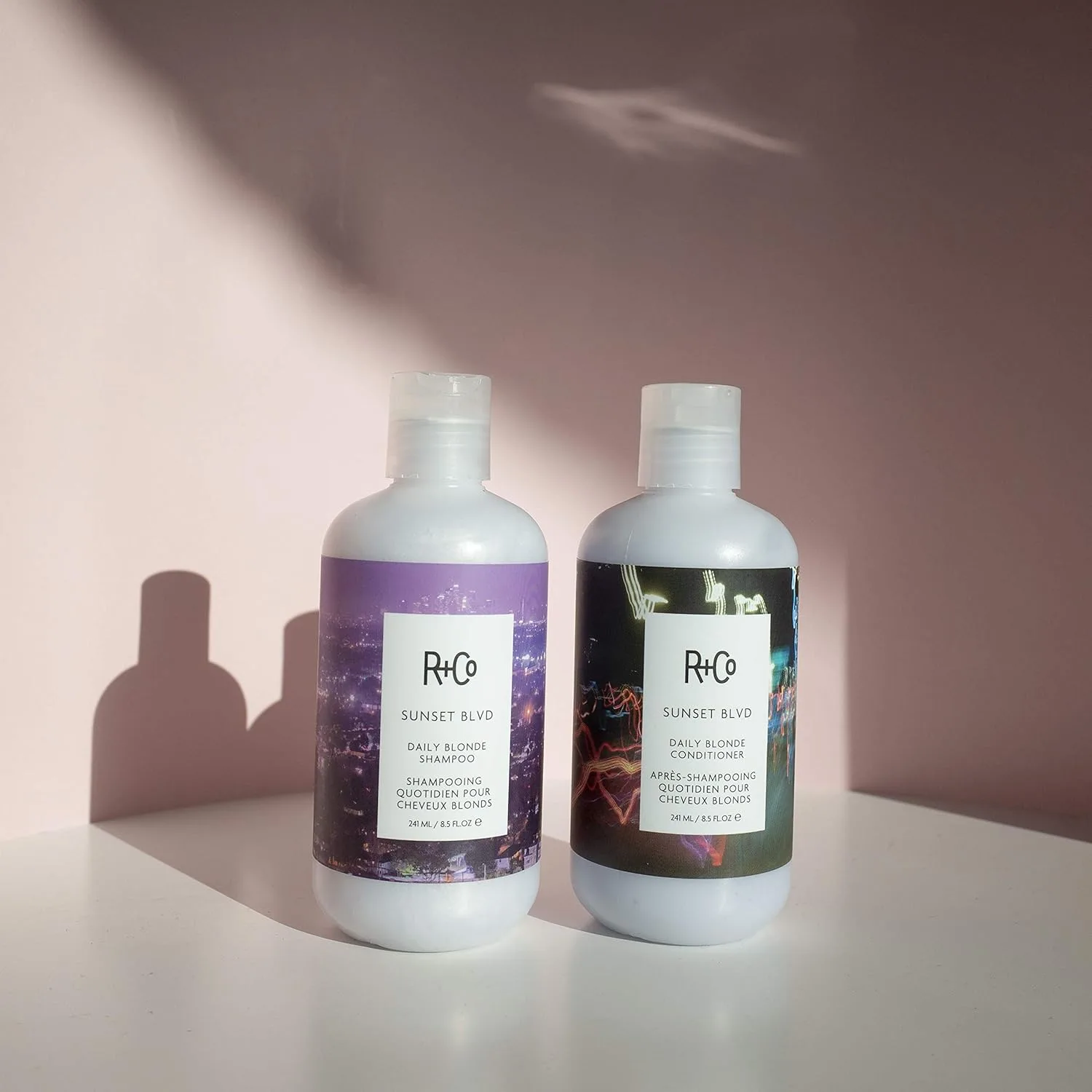 Набор из двух шампуня и кондиционера R+Co Sunset Blvd Daily Blonde (240 мл) 251 мл (2 шт.), silver — фото 4