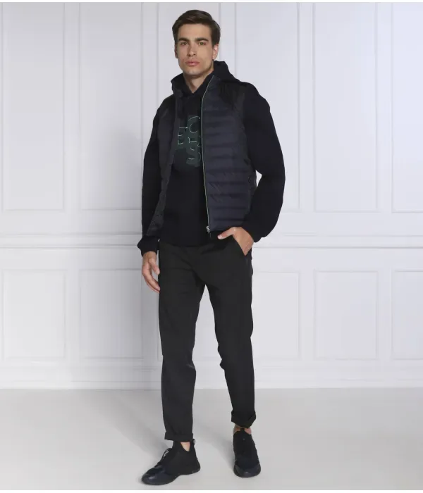 Промокшая толстовка regular fit Boss Green, темно-синий — фото 2