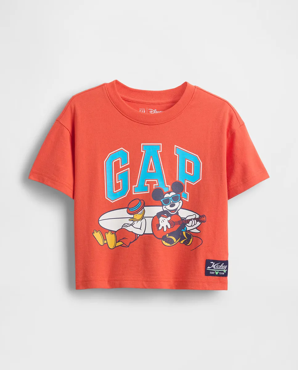 

Футболка оверсайз для младенцев и малышей Gap, красный