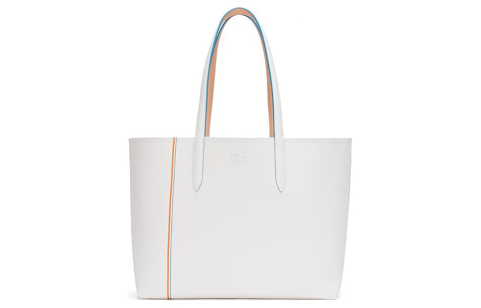 

LACOSTE Женская сумка через плечо, Creamy white patchwork peach, Белый, LACOSTE Женская сумка через плечо, Creamy white patchwork peach