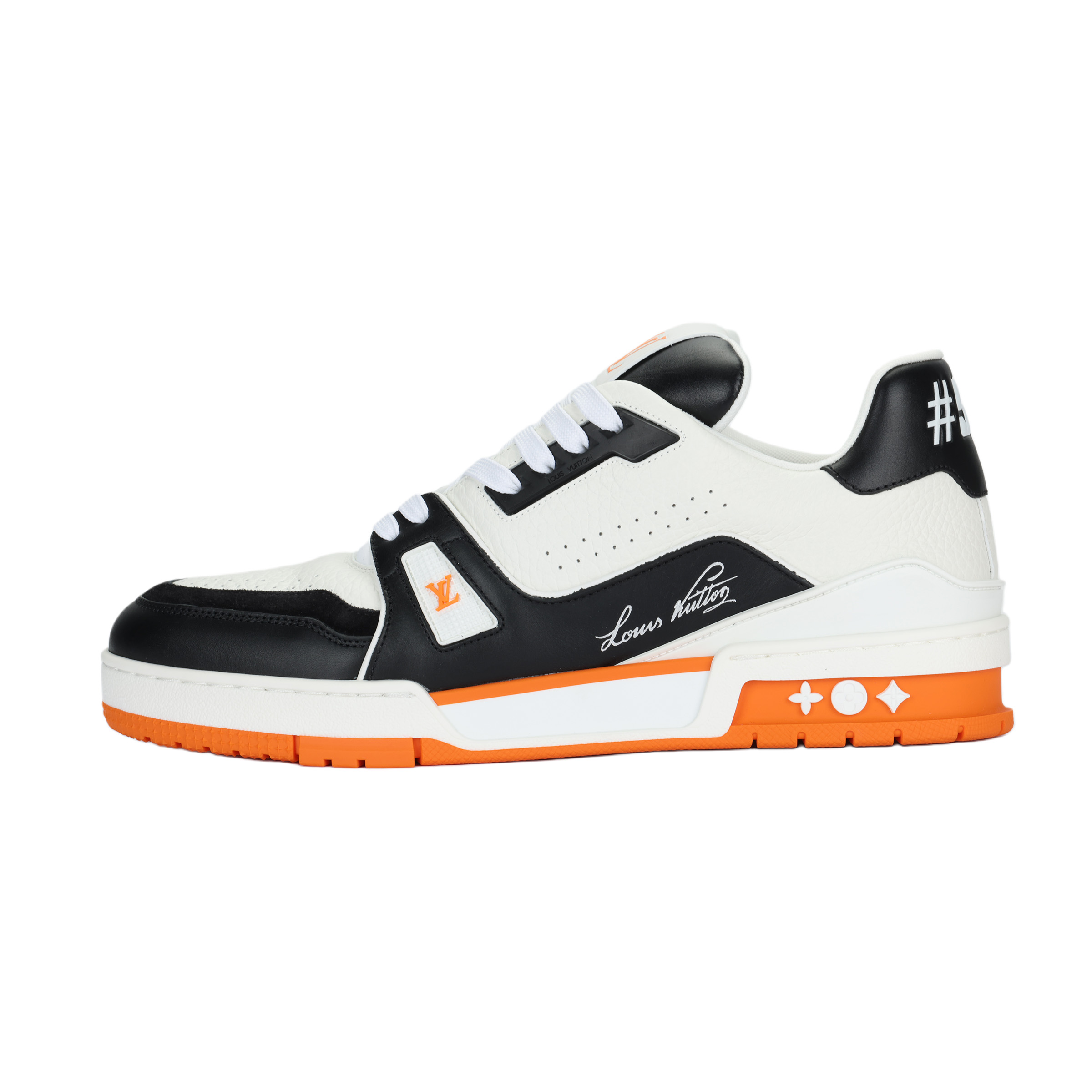 

LOUIS VUITTON Кроссовки для скейтбординга Trainer Low-Top, мужские, оранжевые