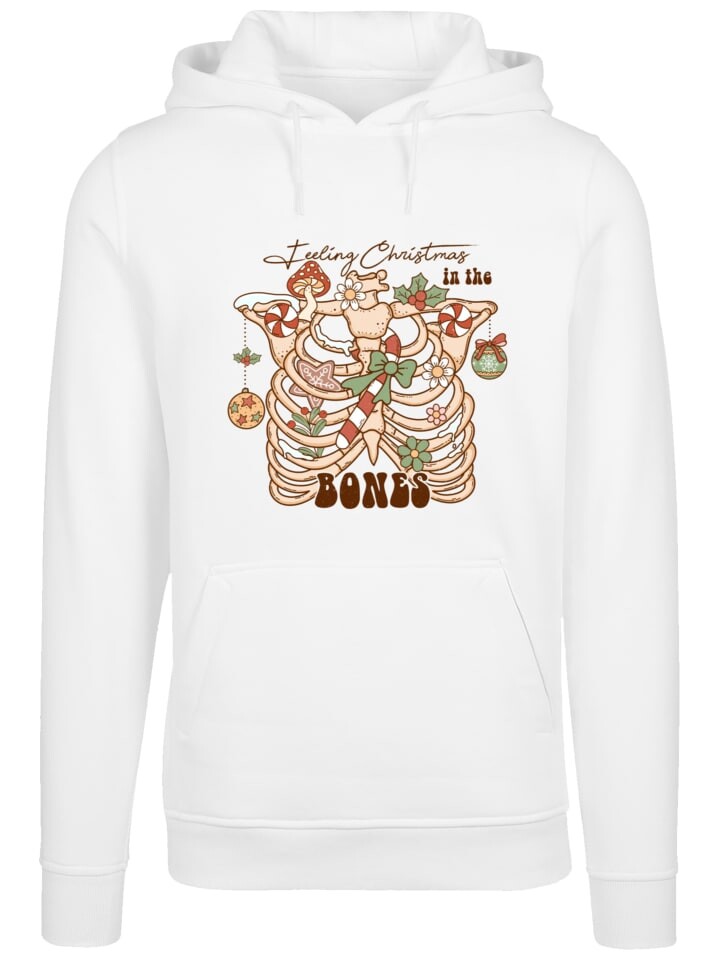 

Пуловер F4NT4STIC Hoodie Feeling Christmas, цвет the bonesweiß