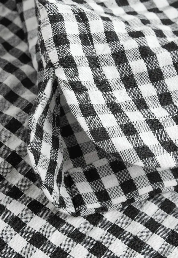 Шорты стандартного кроя Next, Black White Gingham — фото 3