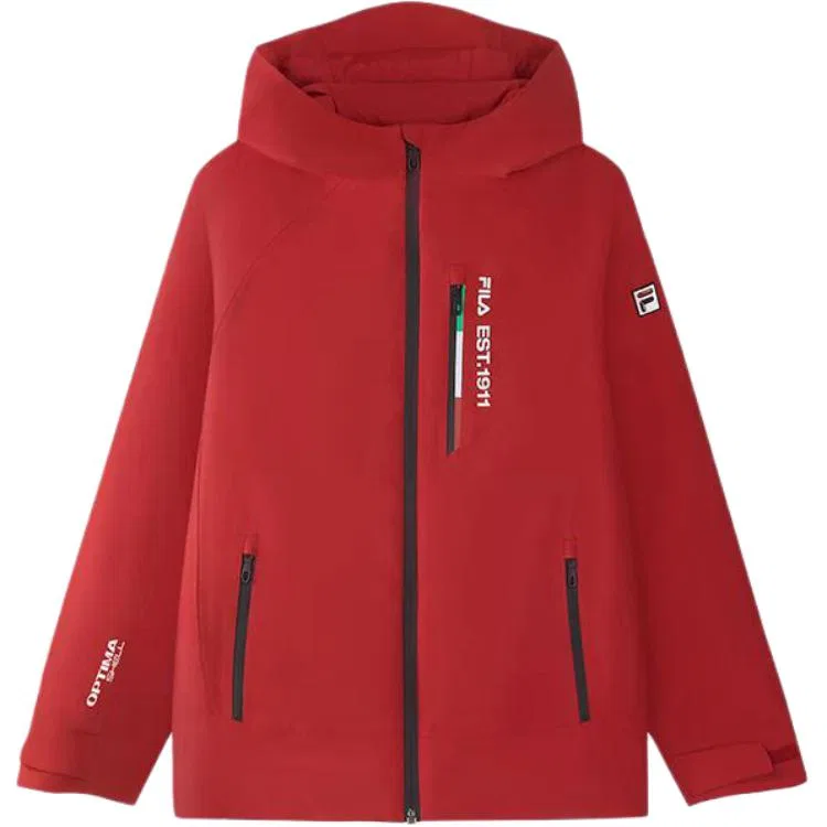 Утепленная куртка PERFORMANCE Kids' FILA KIDS, Fiery Scarlet-RD