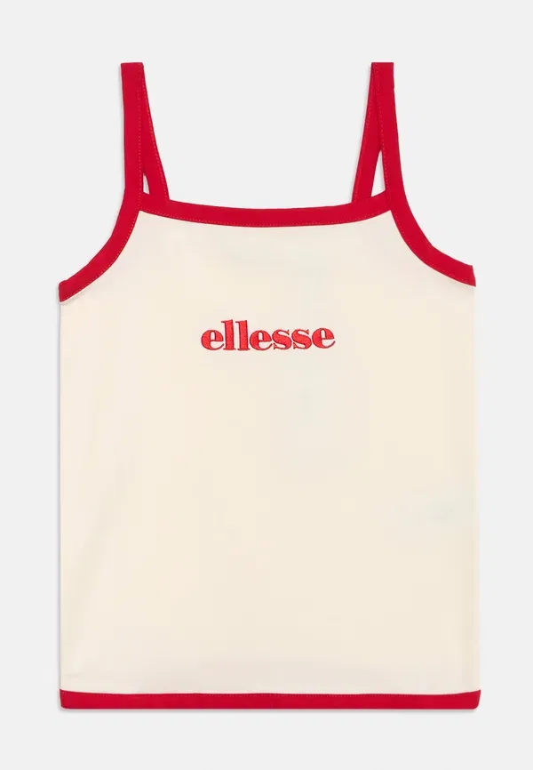 Топ Luxardo vest top Ellesse, цвет светло-бежевый/красный