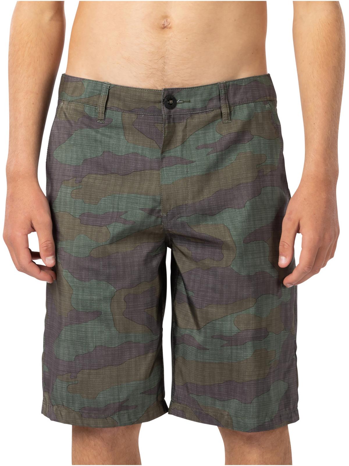 

Мужские легкие эластичные бермуды, шорты для ходьбы Rip Curl, цвет camo