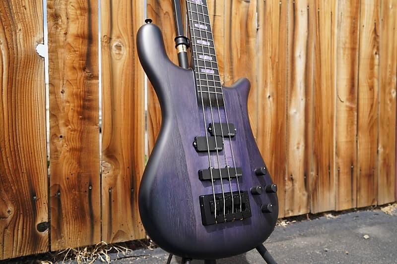 

Басс гитара Spector USA NS-2 Neck Thru - Nightshade Matte 7.45 lbs 4-String Bass w/ Black Tolex Case