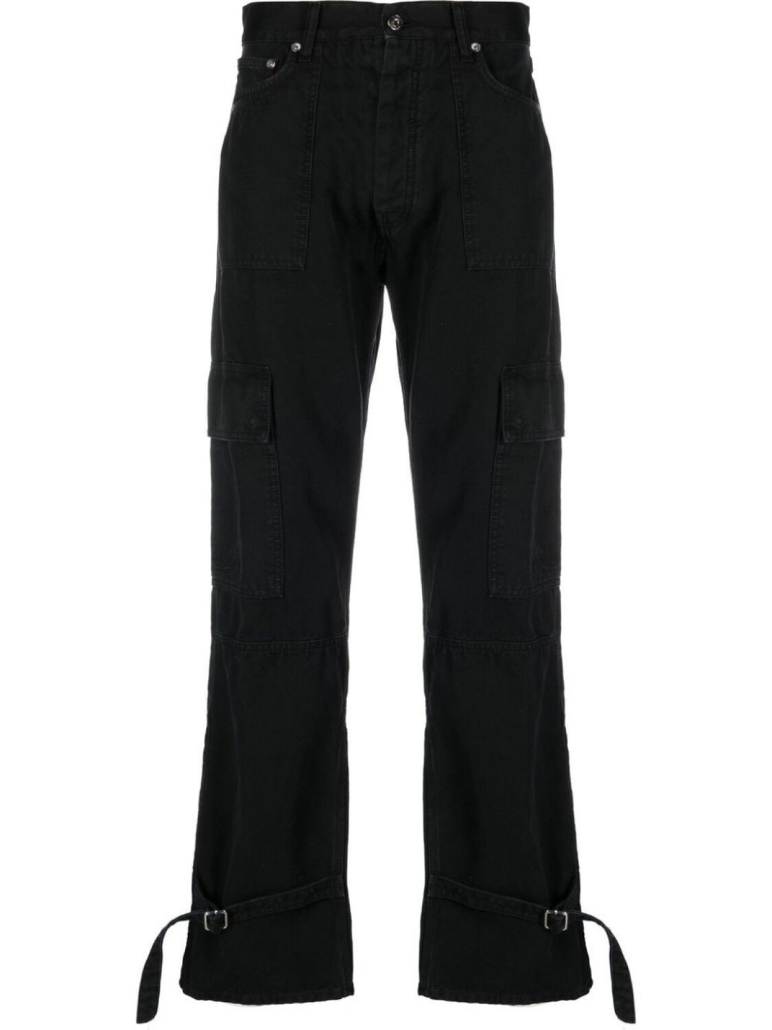 

Off-White брюки карго с пряжкой, черный