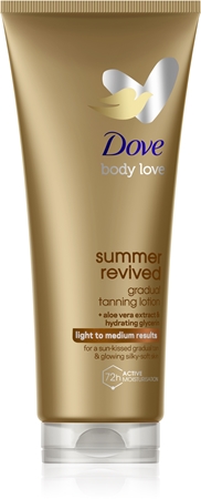 

Автозагар молочко для тела Dove DermaSpa Summer Revived, Light to Medium 200 ml