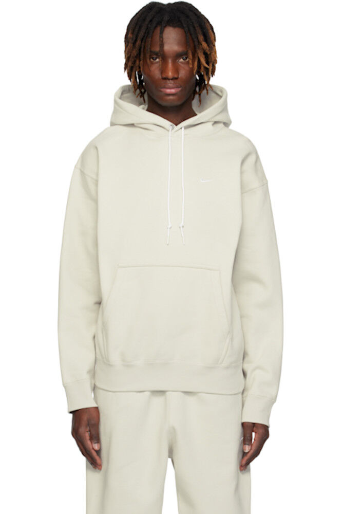 

Бежевая толстовка с капюшоном Solo Swoosh Nike