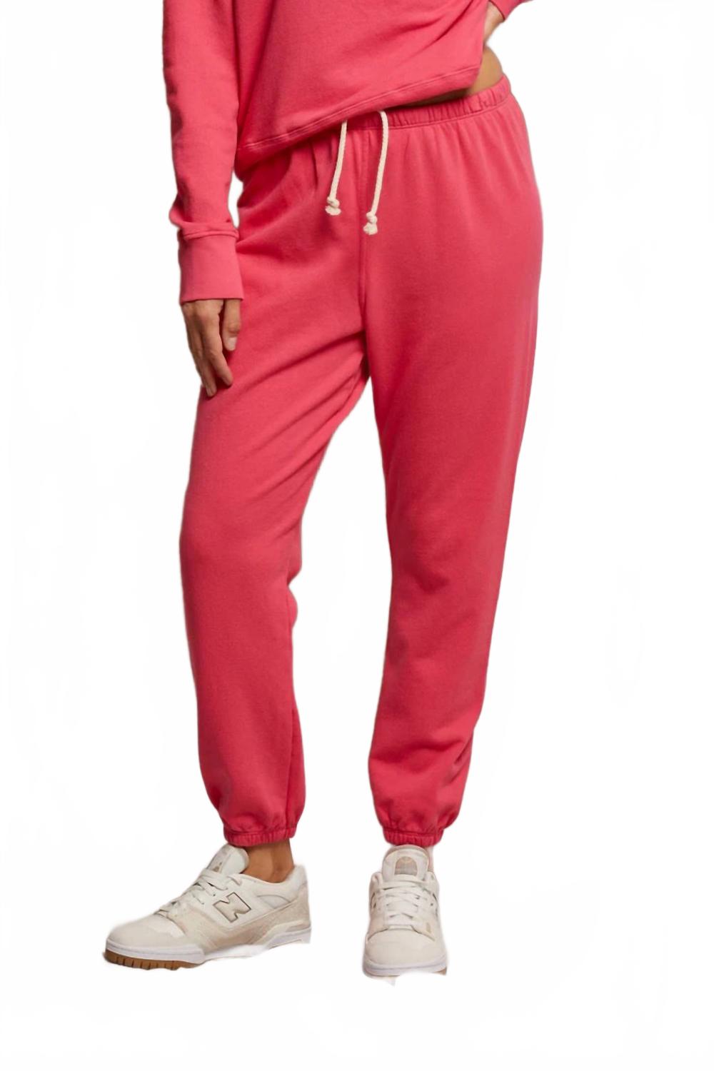 

Джонни Френч Терри Спортивные штаны в розовом цветении PERFECTWHITETEE