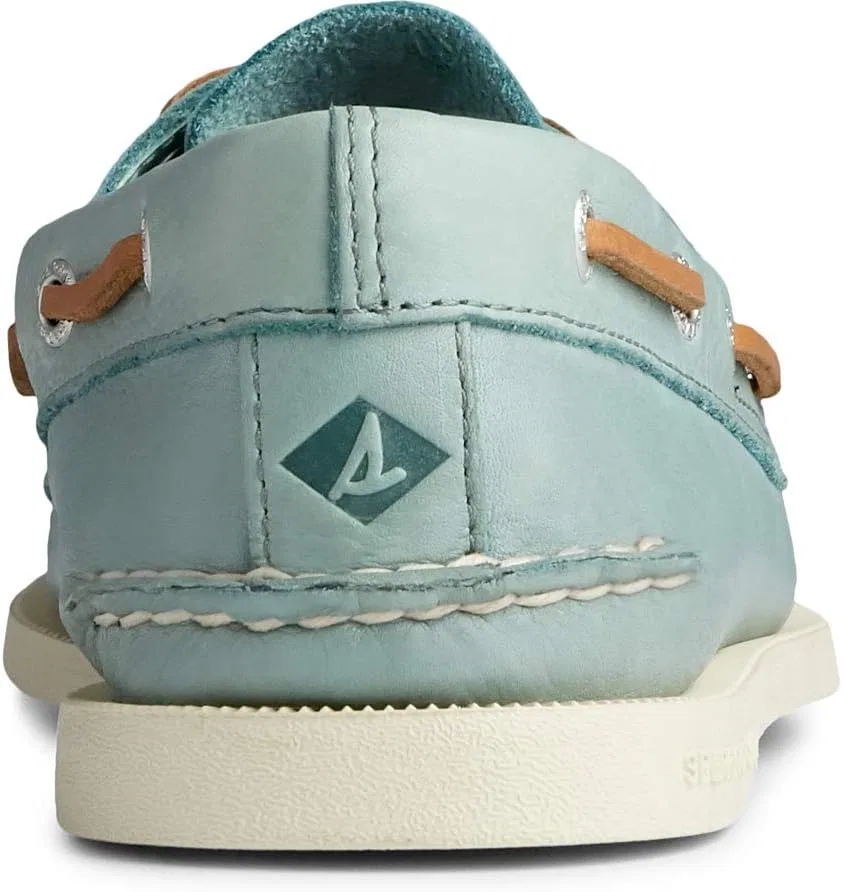 Мужские низкие туфли Sperry A/O 2-Eye Canvas Salt Washed 0836775, Seafoam — фото 4