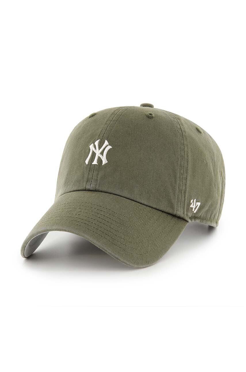 

Хлопковая бейсболка 47 бренда MLB New York Yankees 47 Brand, коричневый