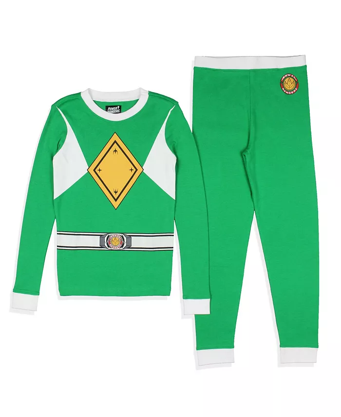 

Детский пижамный комплект из 2 предметов с персонажами Power Rangers, зеленый