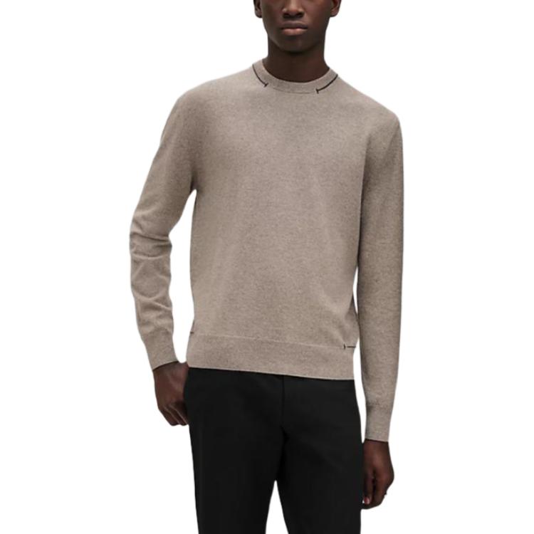 

Мужской кашемировый свитер FW25 Hermes, хаки