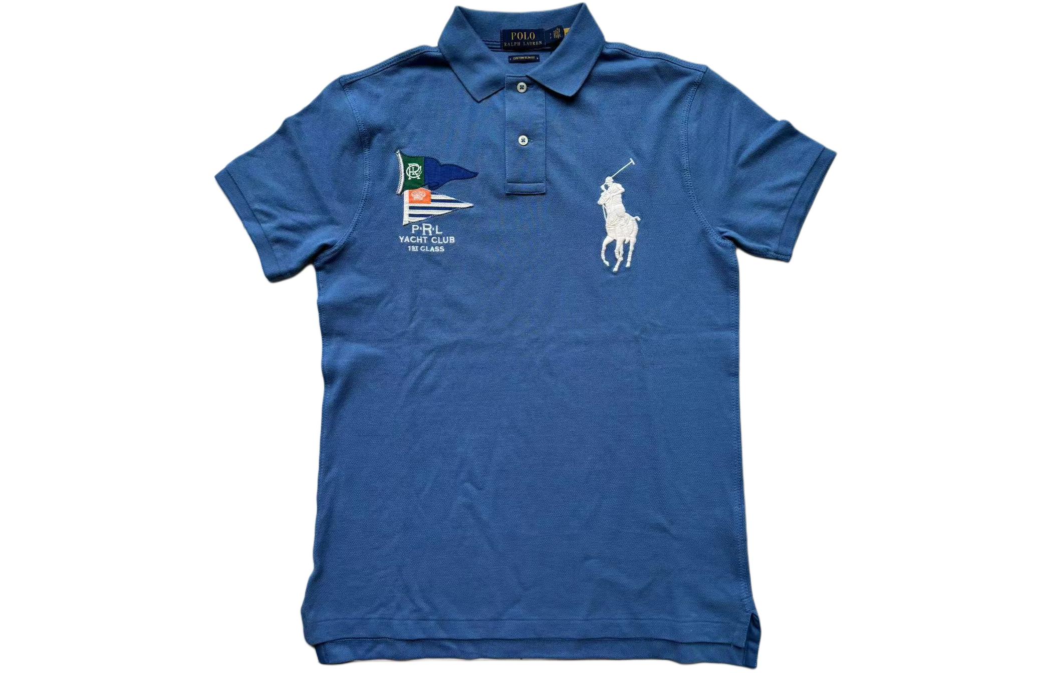 

Футболка поло мужская синяя Polo Ralph Lauren