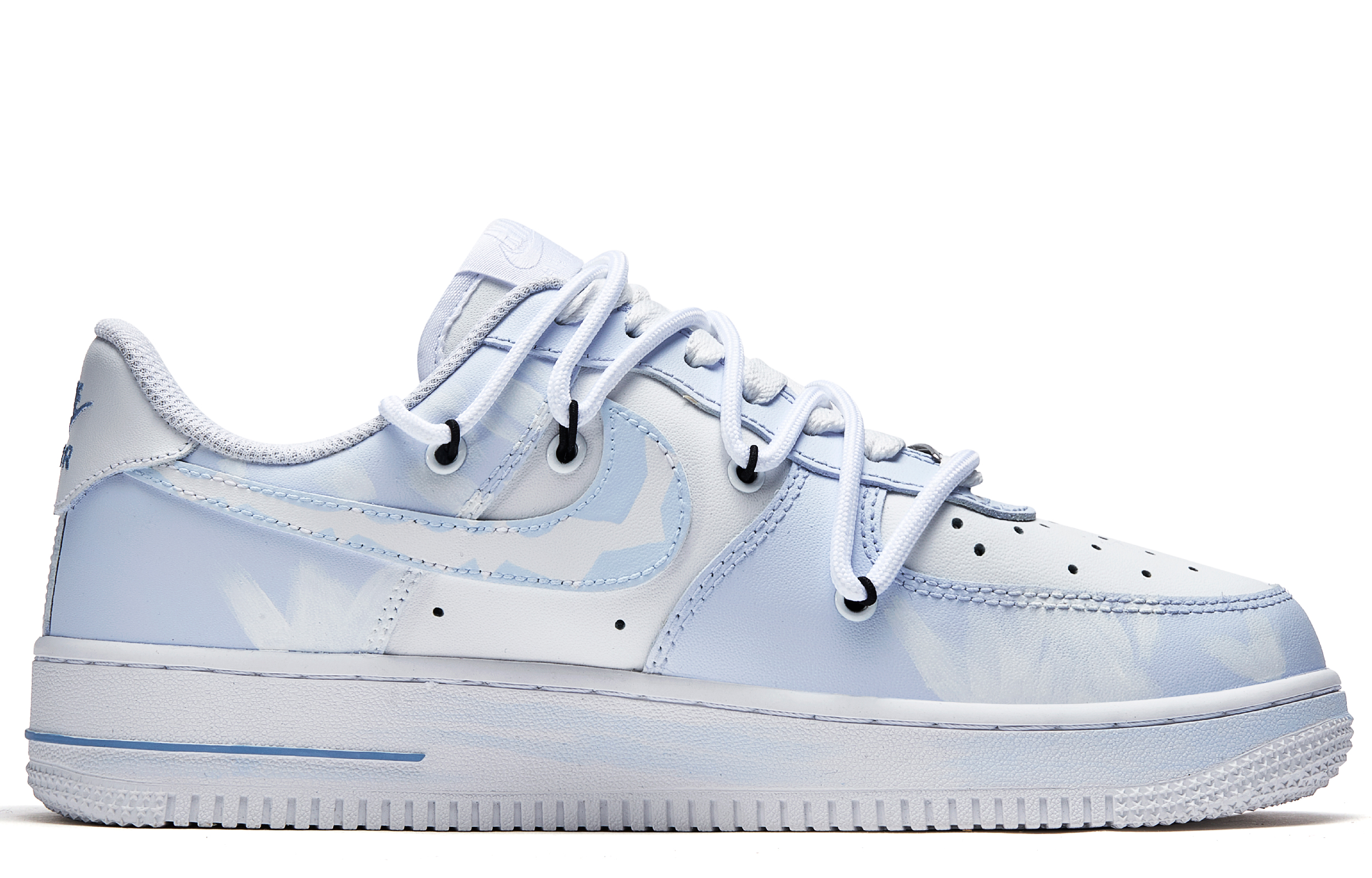 

Кроссовки Nike Air Force 1 Skateboarding Shoes Women's Low-top Blue/white, синий/белый