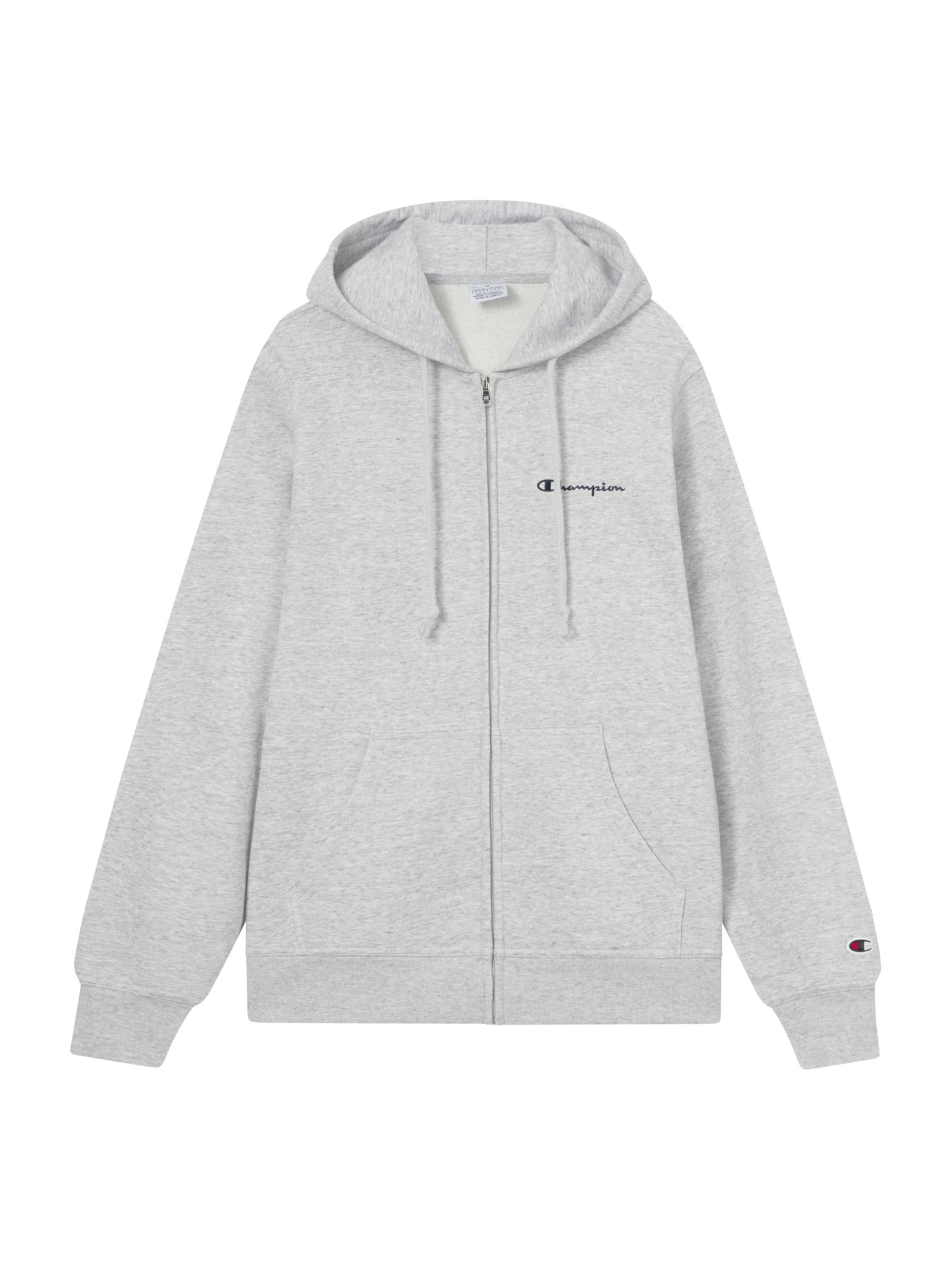 

Champion Authentic Athletic Apparel Худи на молнии в светло-сером цвете