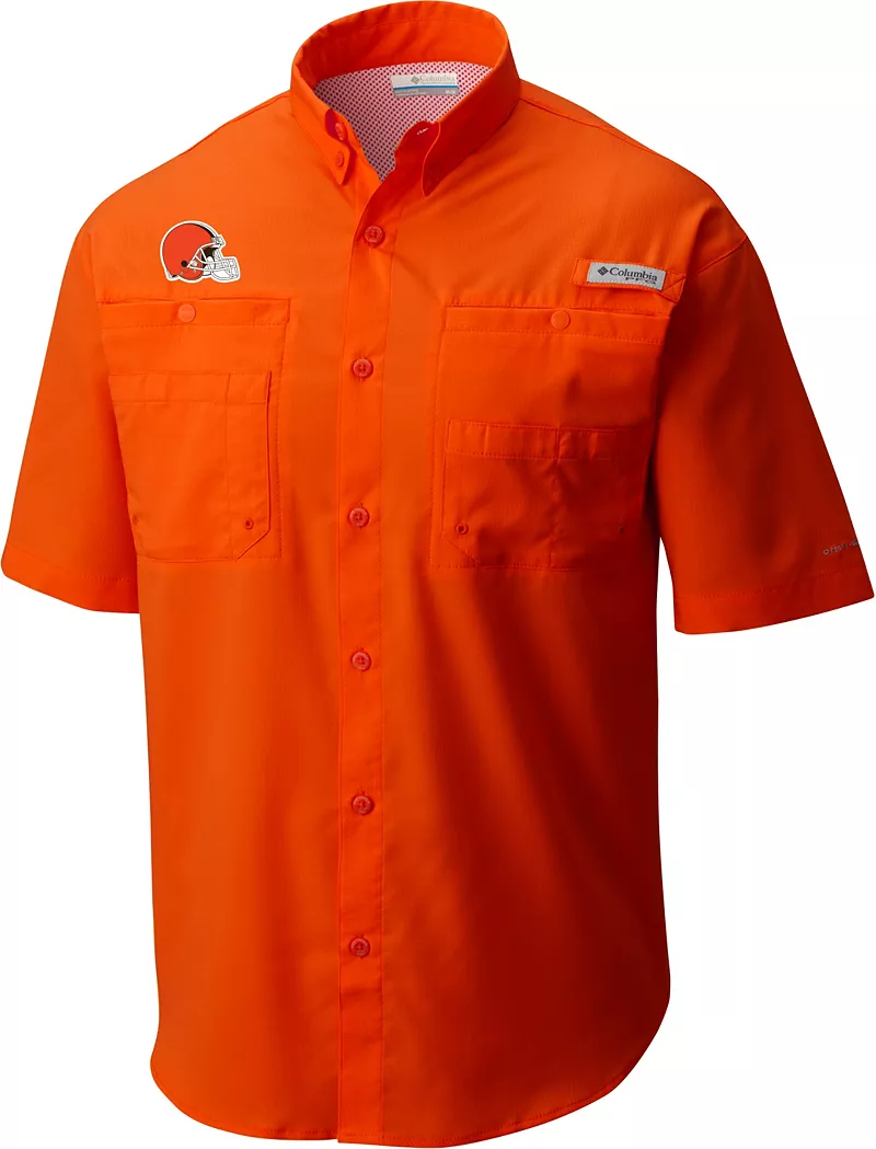 

Мужская оранжевая футболка Columbia Cleveland Browns Tamiami