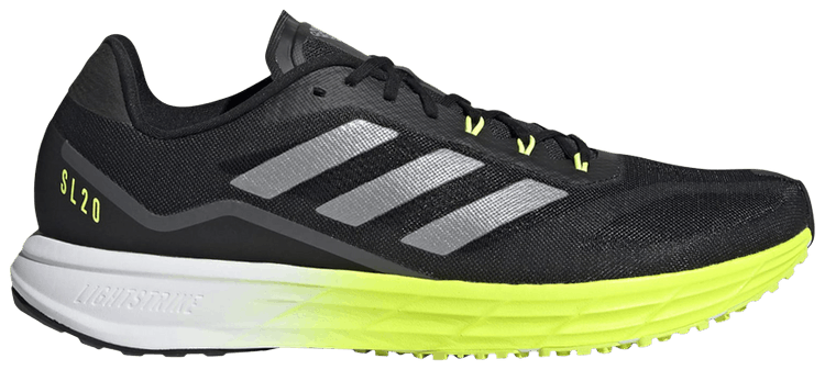 

Кроссовки adidas SL20 'Black Solar Yellow', черный
