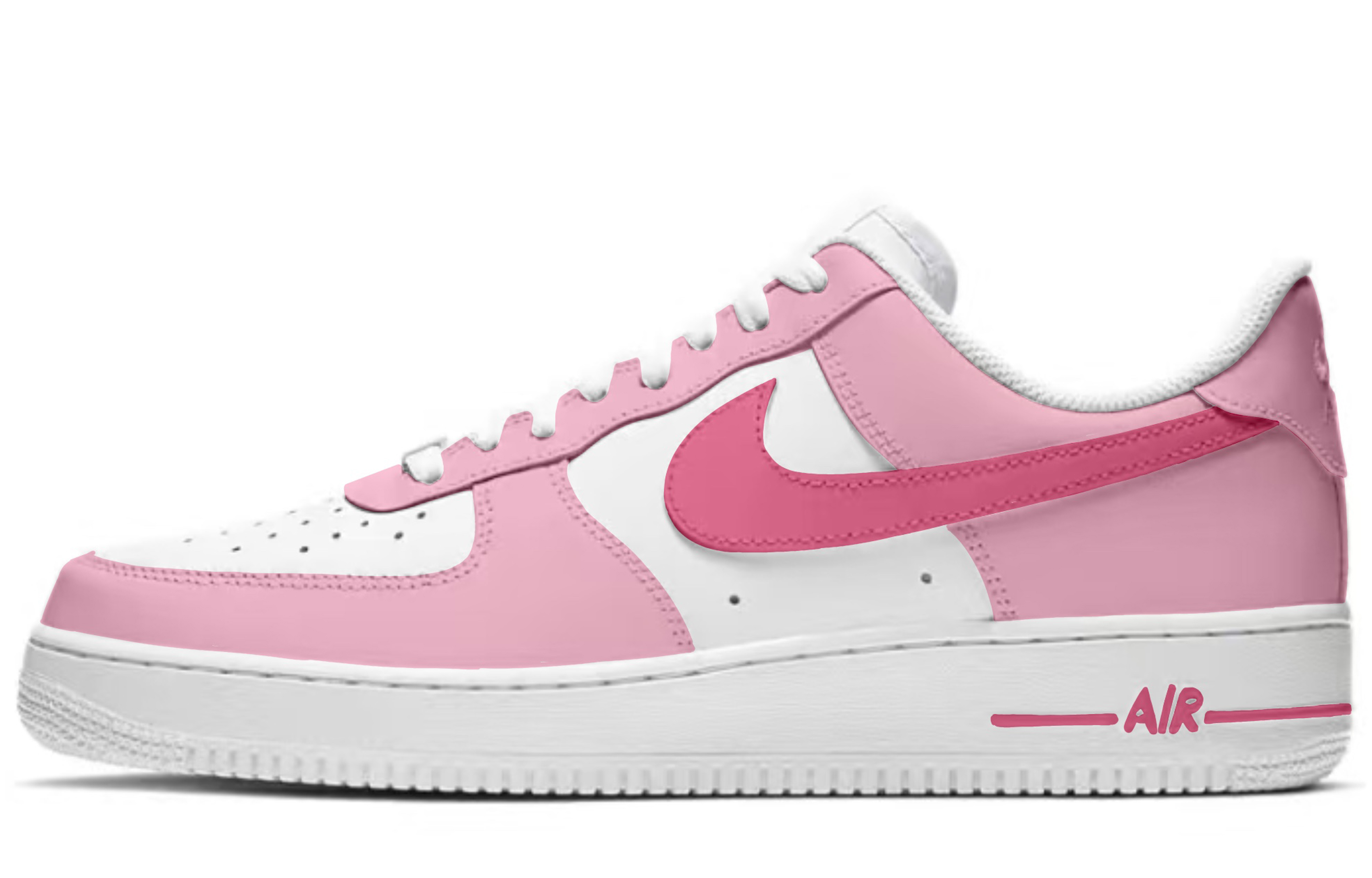 

Nike Кроссовки Air Force 1 с низким верхом, противоскользящие, износостойкие, мужские, розовые