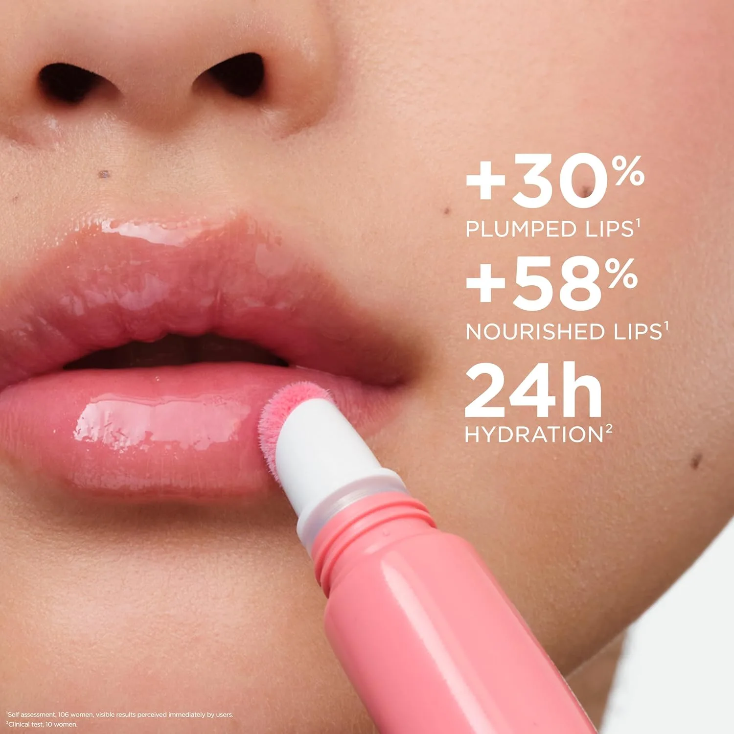 Блеск для губ Clarins Lip Perfector | Увлажняющий и придающий объем губам пептидный блеск | Мгновенный блеск с полупрозрачным мерцающим финишем | Нелипкая текстура с ароматом ванили | 0,35 унции, 05 Candy Shimmer - Warm Pink — фото 3