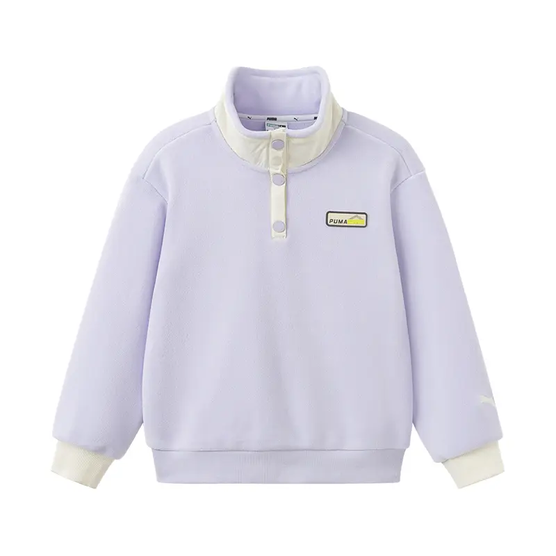 

PUMA Свитшот Performance Stand Collar Polar Fleece G Pink Purple для детей 3-7 лет