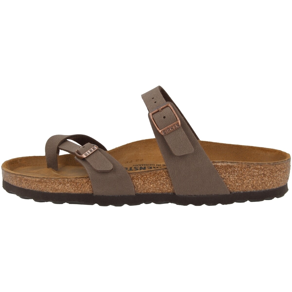 Мюли Birkenstock Pantolette Mayari Birko Flor Nubuk normal, коричневый