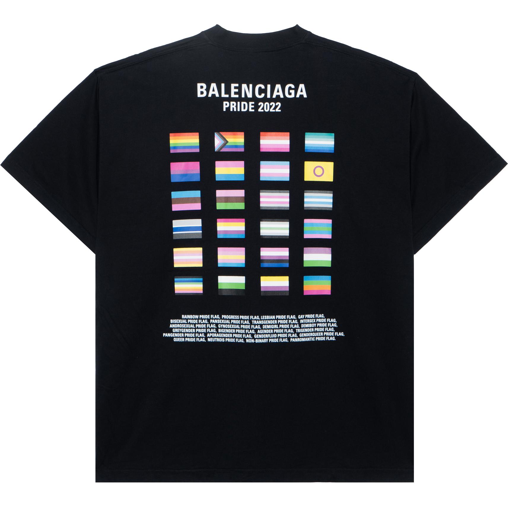 Оверсайз футболка Balenciaga, черный — фото 2