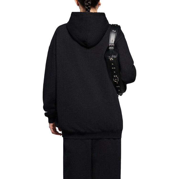 Толстовка женская Balenciaga Sponsor, черный — фото 4