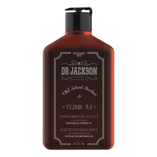 

Эликсир 3.1 бодрящий эффект мужской кондиционер для волос Dr Jackson, 200 мл