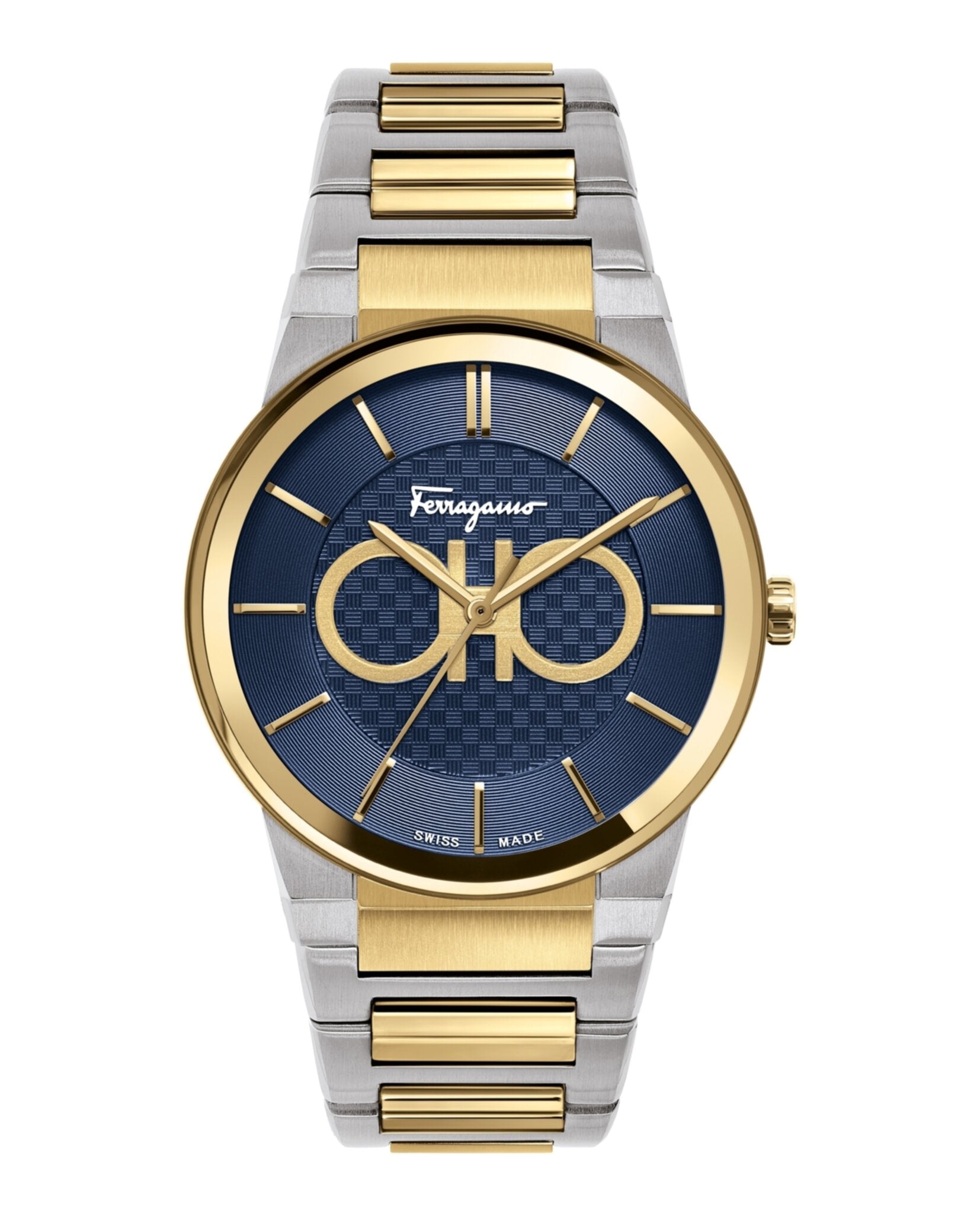 

Часы Ferragamo с сапфировым браслетом Salvatore Ferragamo, цвет two tone