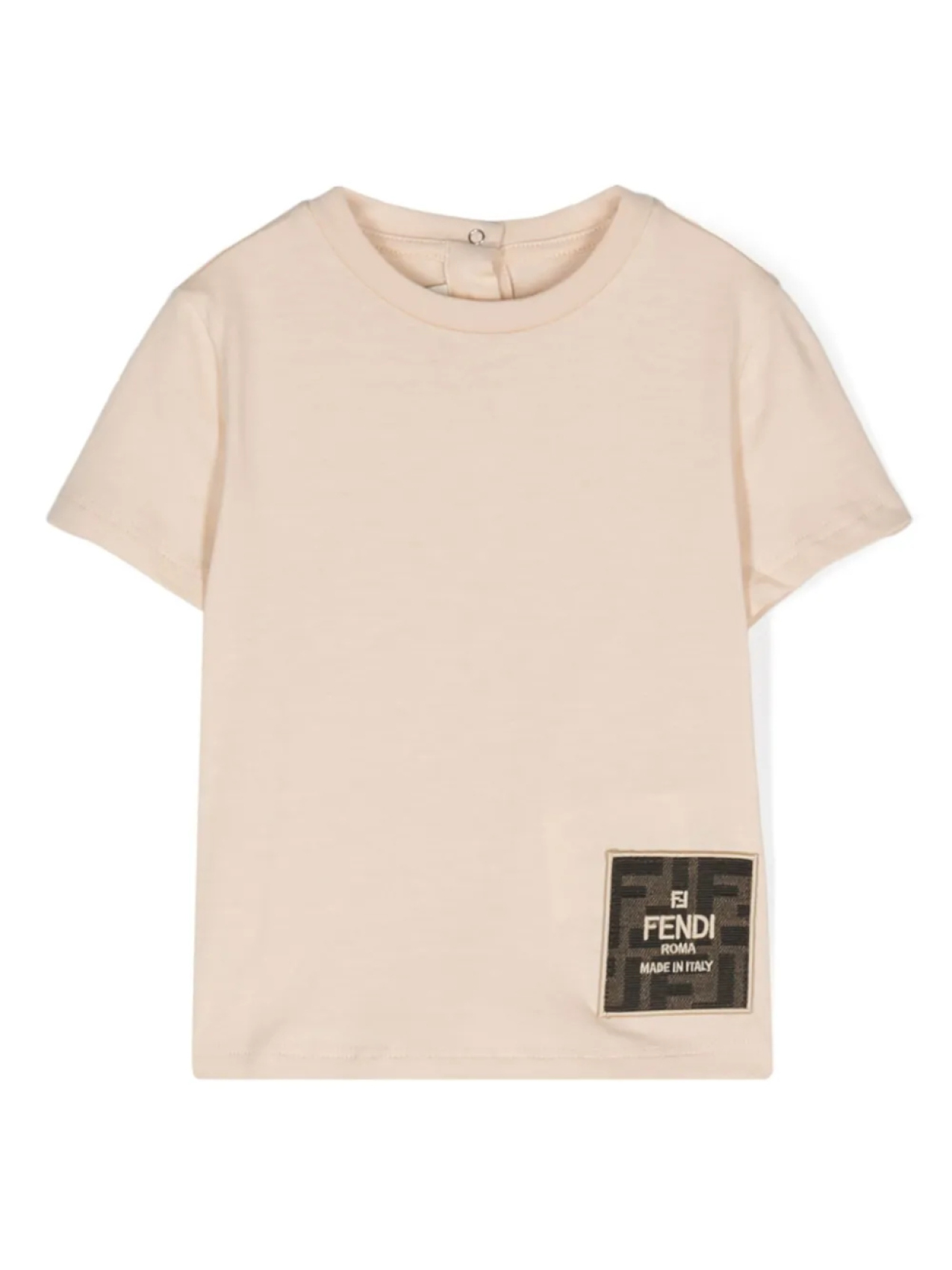 

Fendi Kids футболка с логотипом, нейтральный