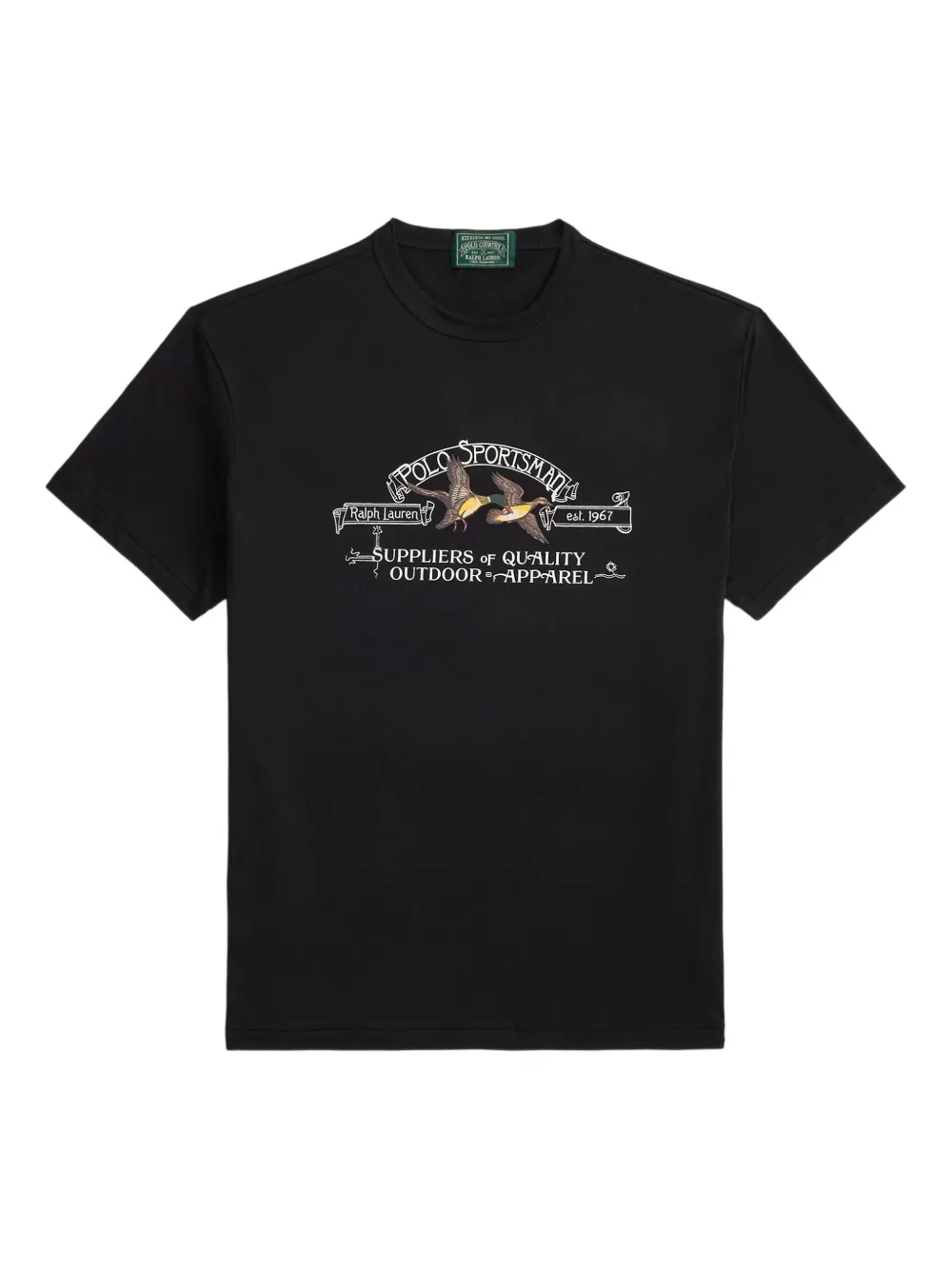 

Футболка с графическим принтом POLO RALPH LAUREN, черный
