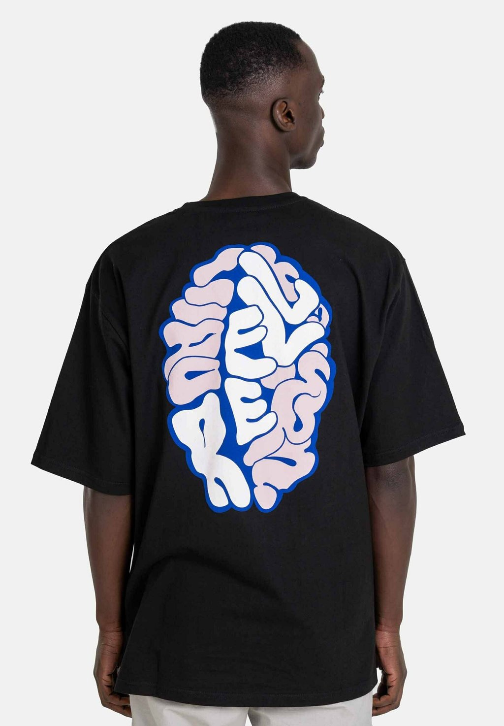 

Футболка с принтом BRAIN Reell, черный