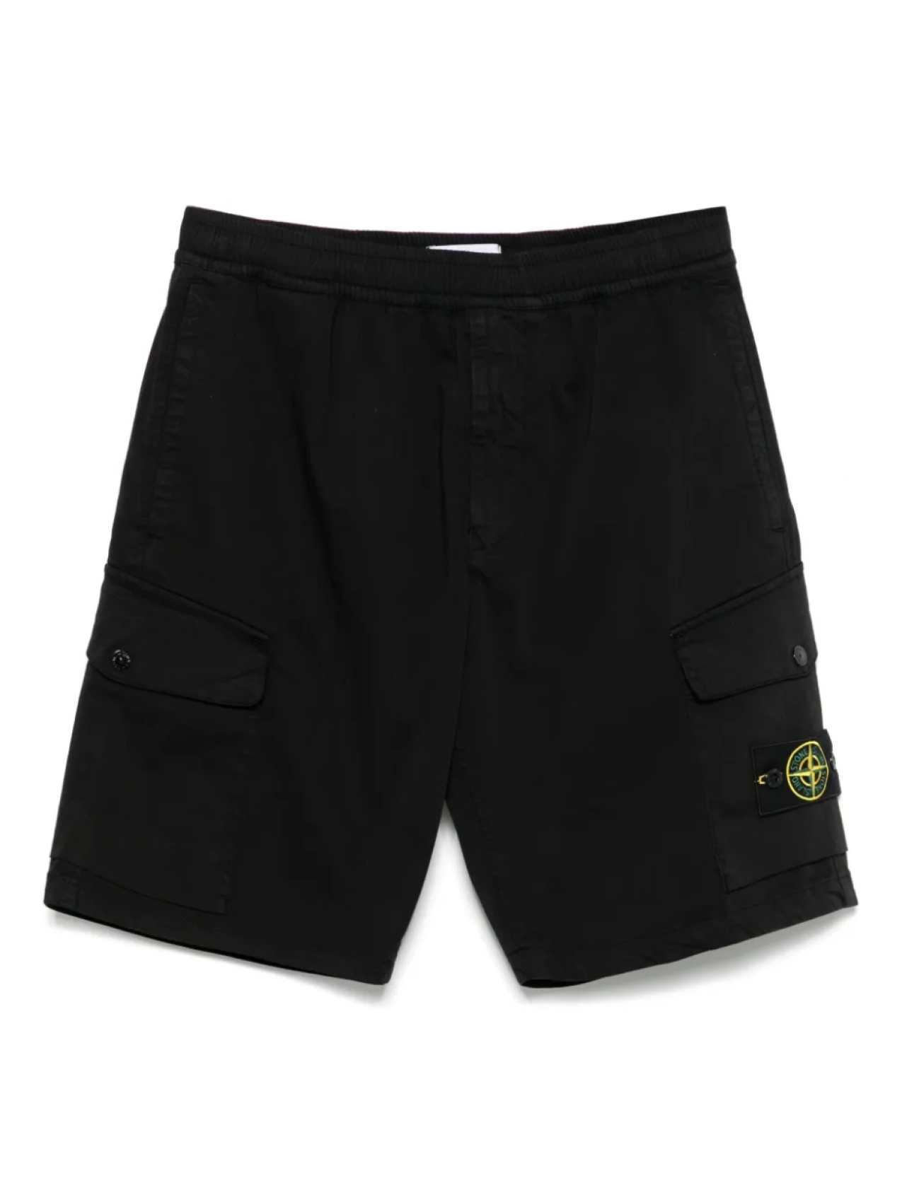 

Шорты-карго Stone Island с логотипом Compass, черный