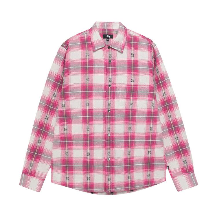 

Рубашка Stussy Motif Plaid Shirt, Pink