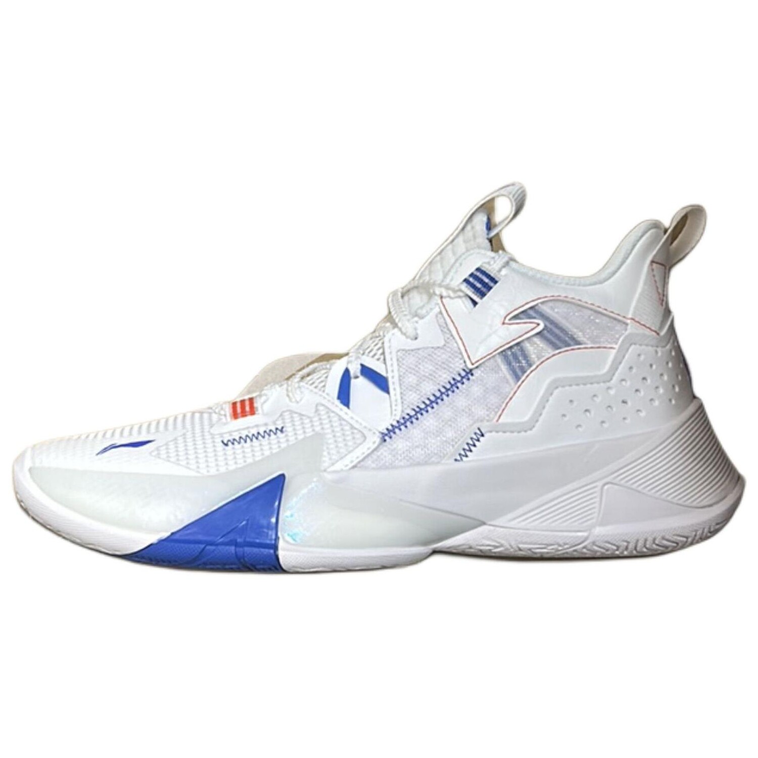 

Баскетбольные кроссовки Basketball Shoes Men Mid-Top White/Blue Lining