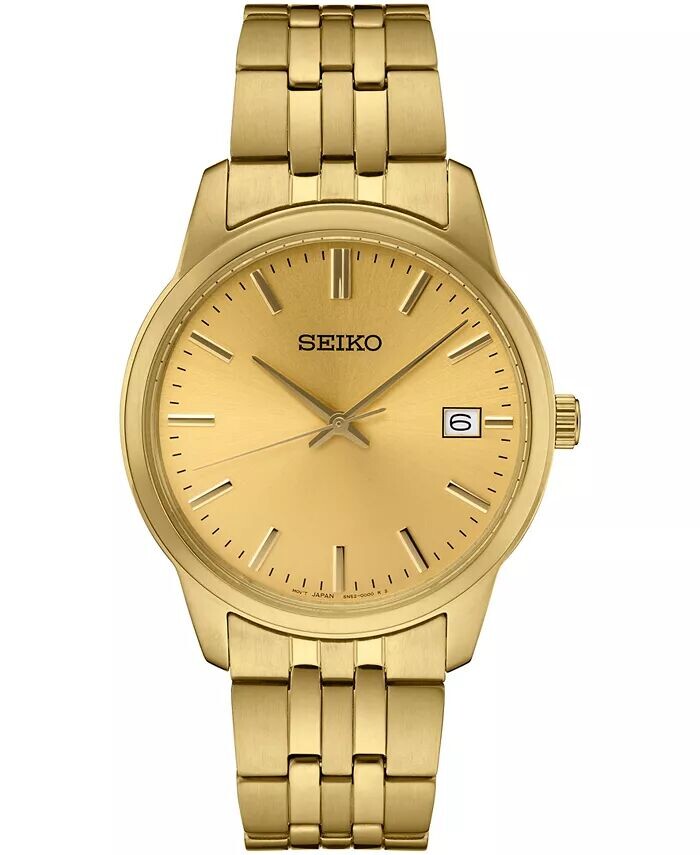 

Мужские часы Essential золотистого цвета с браслетом из нержавеющей стали, 40 мм Seiko