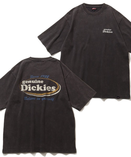 

Футболка с коротким рукавом, свободного кроя, с вышивкой и принтом Dickies, черный