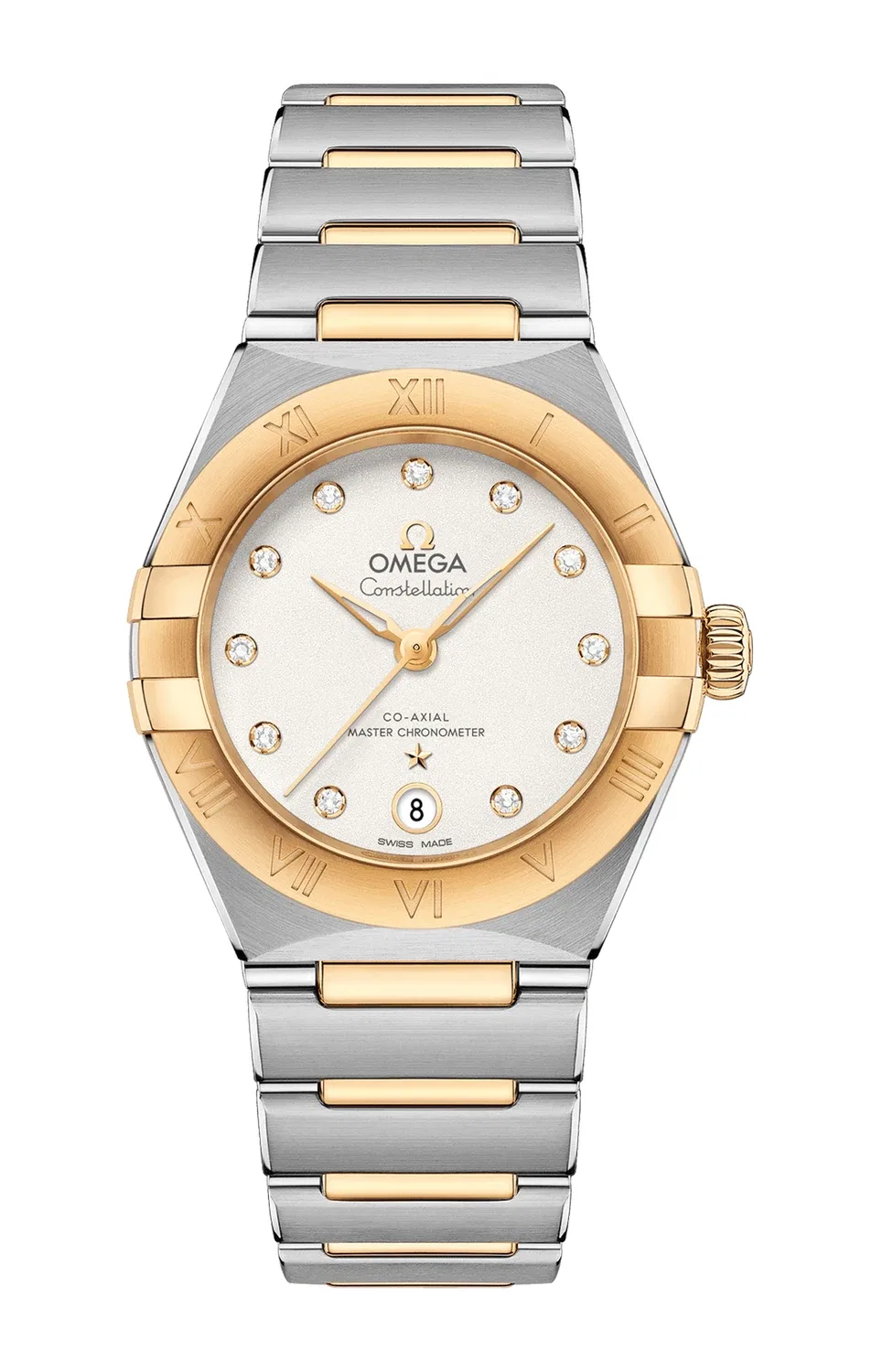 CONSTELLATION MANHATTAN OMEGA CO-AXIAL MASTER CHRONOMETER 29 ММ - 131.20.29.20.52.002, серебряный