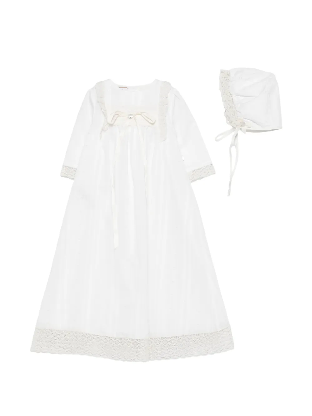 

Кружевное платье Paz Rodriguez, белый