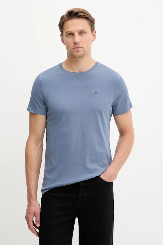 

Хлопковая футболка Tommy Jeans, синий