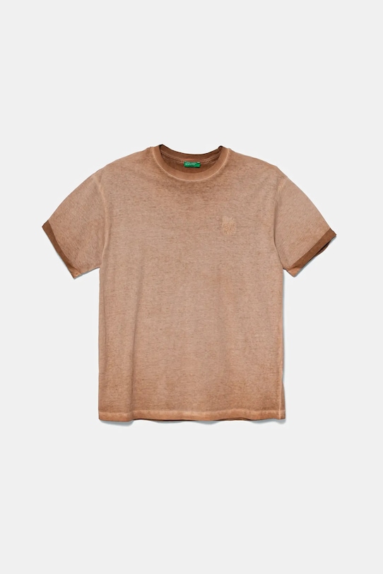 

Детская хлопковая футболка United Colors Of Benetton, коричневый