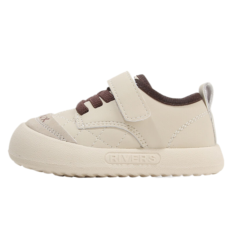 

Нескользящие и износостойкие детские туфли с защитой от ударов для младенцев и малышей MAIBUXIONG, бежевый