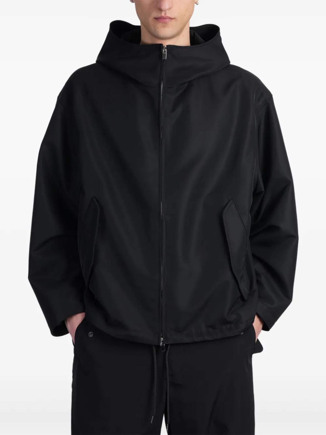 

Куртка из смесовой шерсти Attachment, черный